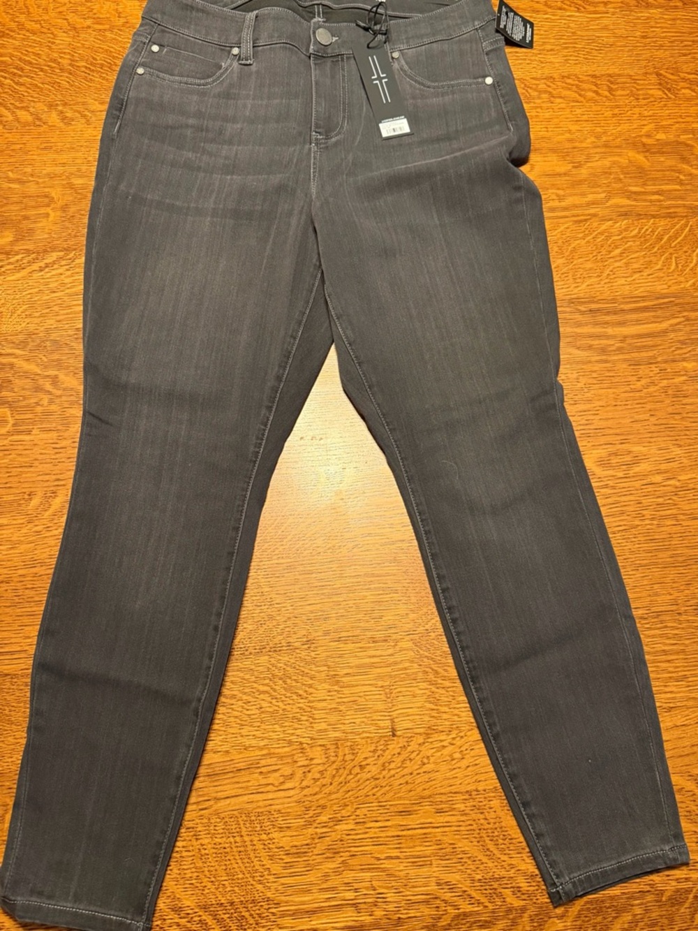Liverpool Dark Gray Skinny Jeans 14W NWT